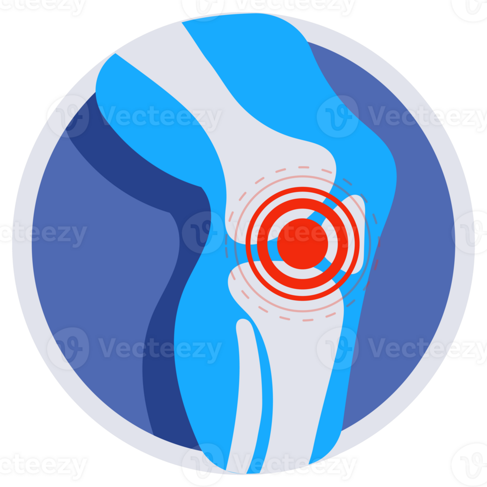 Set of joints pain icons showing symptoms of arthritis, osteoporosis, rheumatoid, gout, knee, wrist, elbow, ankle injury. png