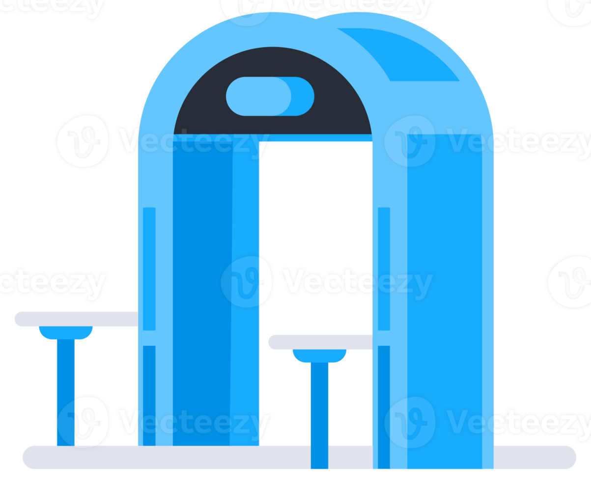 Airport terminal design elements. Traveling by plane. Travel concept. Tourist characters receive passport control. png