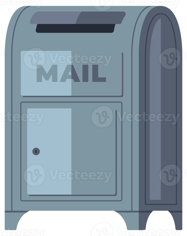 Collection of various mailboxes and postboxes, showcasing different designs and colors for receiving mail and correspondence png