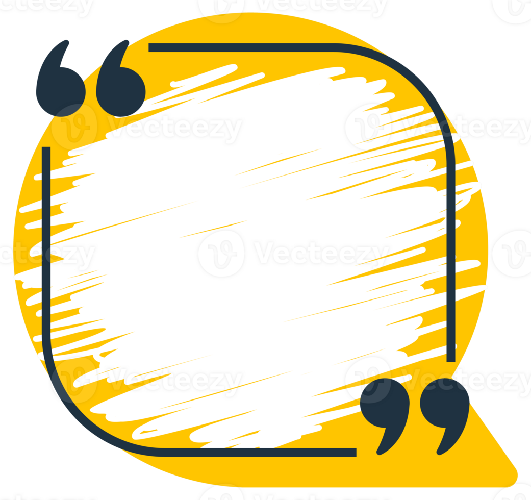 Quote box frame. Design boxes quotation bubble blog symbols. Blank template, quotation bubble png
