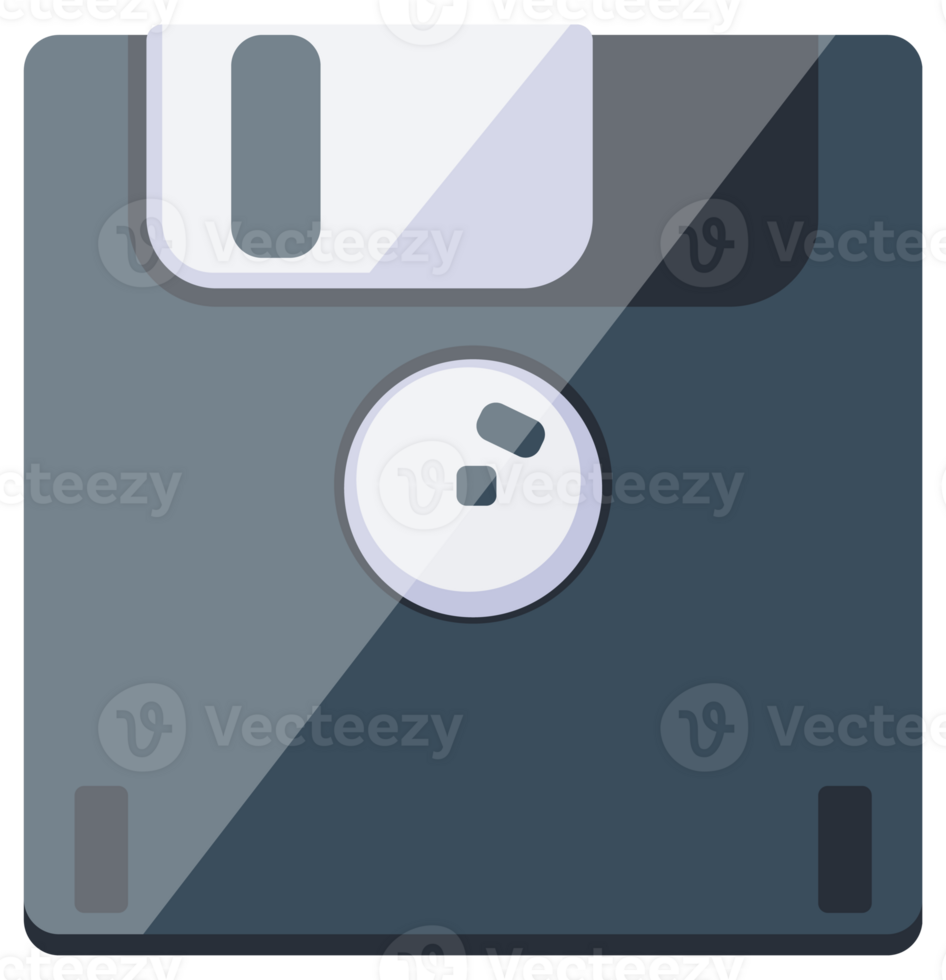 Set of retro Magnetic floppy disc. Computer data storage, Diskette. png