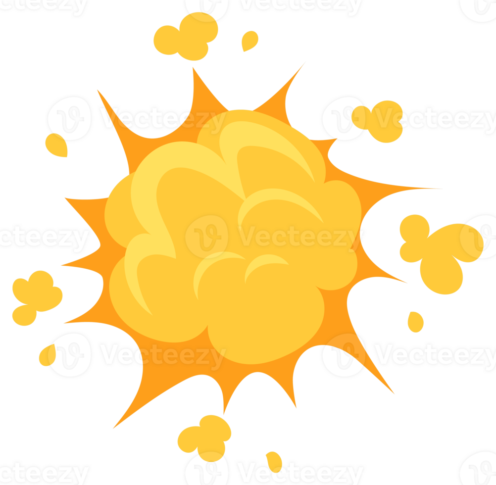 Boom Explode Effect Set. Explosions Collection. Bomb and dynamite explode effect png