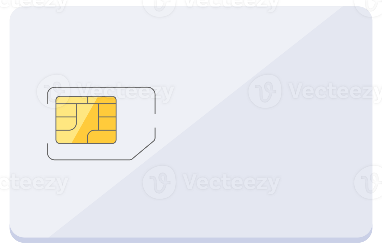 Cellular Phone Sim Card Chip Set. Smart cellular wireless communication gsm chip. Micro and nano png