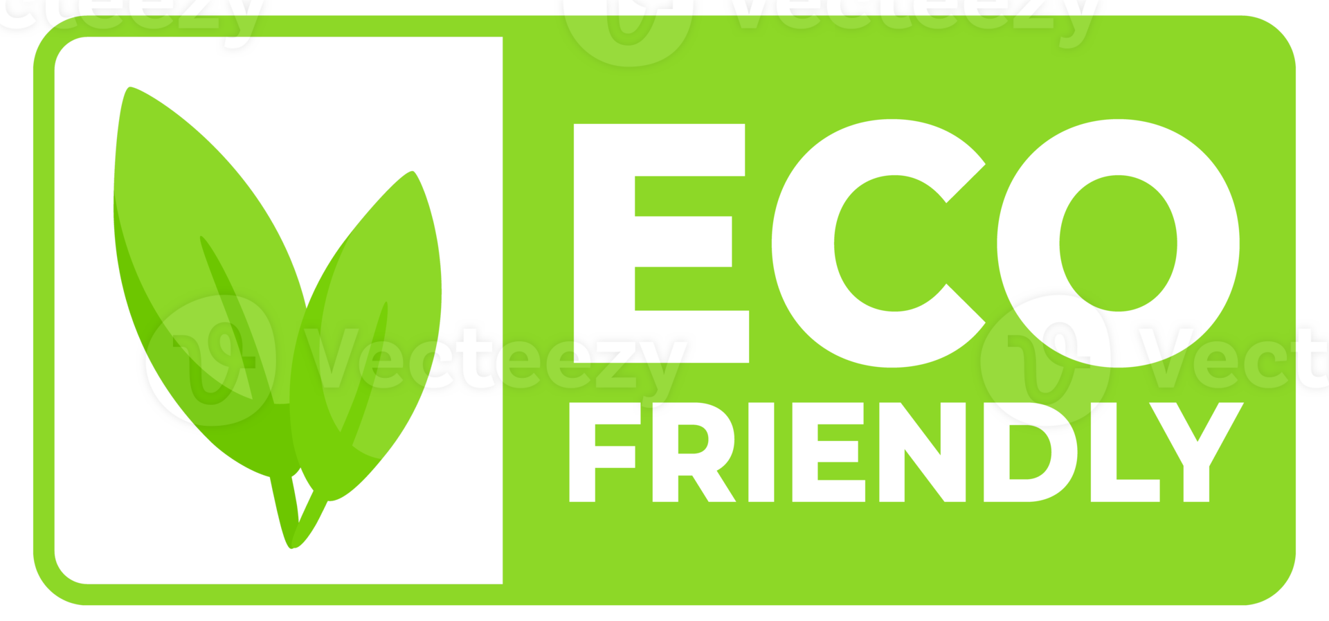 Set green labels with leaf symbols, promoting eco-friendly and environmentally conscious products. png
