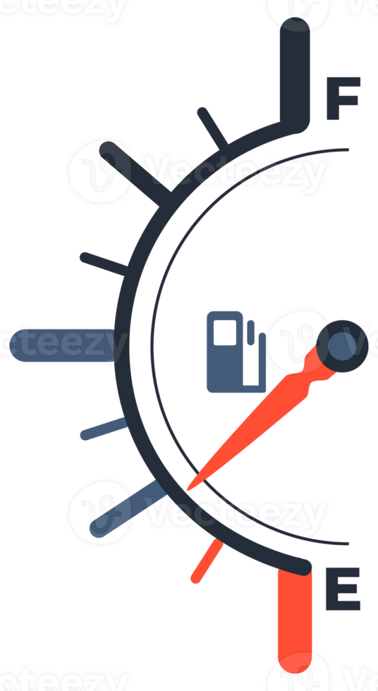 Gauge fuel. Fuel indicators gas meter. Oil level tank bar meter. illustration png