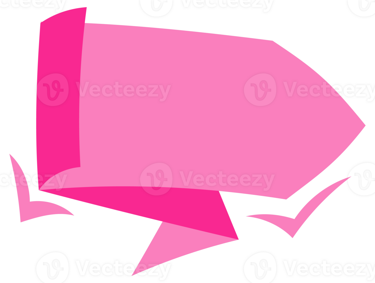 Banner for text flat design set. Ribbon Labels. Stickers design template. png