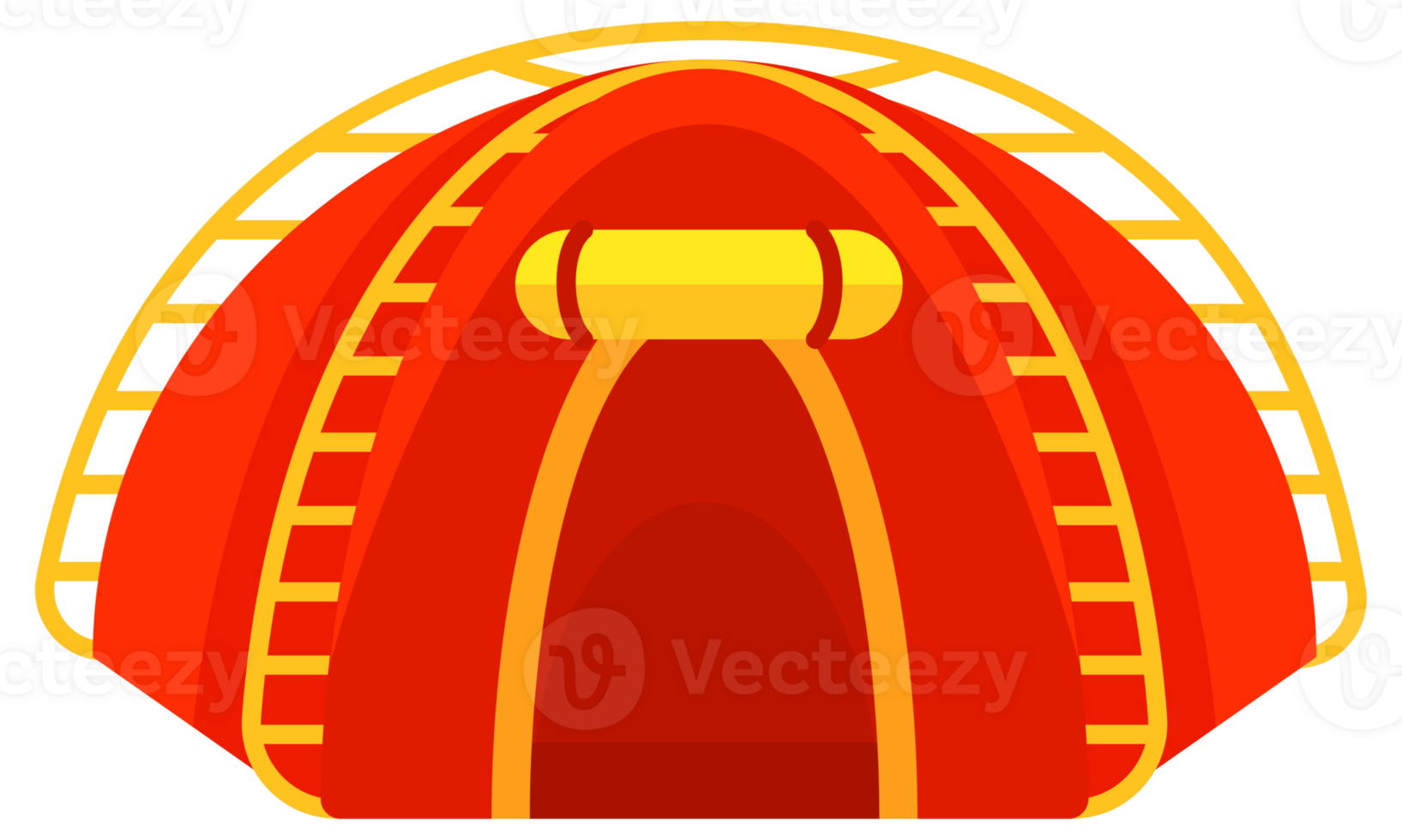 Mountaineering tents. Camping tent for camping or army expedition. Glamping dome. png