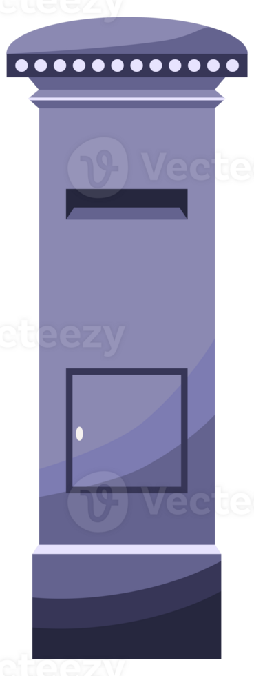 Post mail boxes set. Letter boxes for communication, mailing. Mail newsletter package delivery png