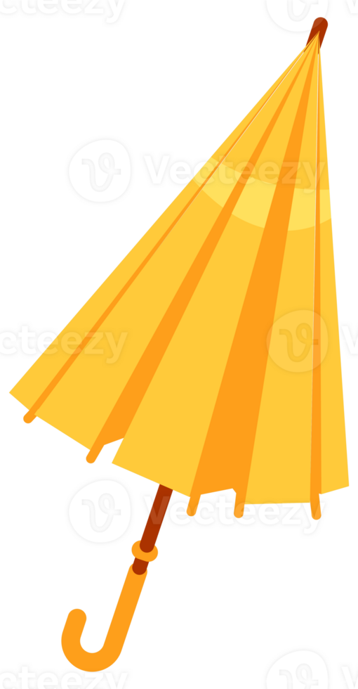 Umbrella, parasols for rain set. Rain protection open sun umbrella. png