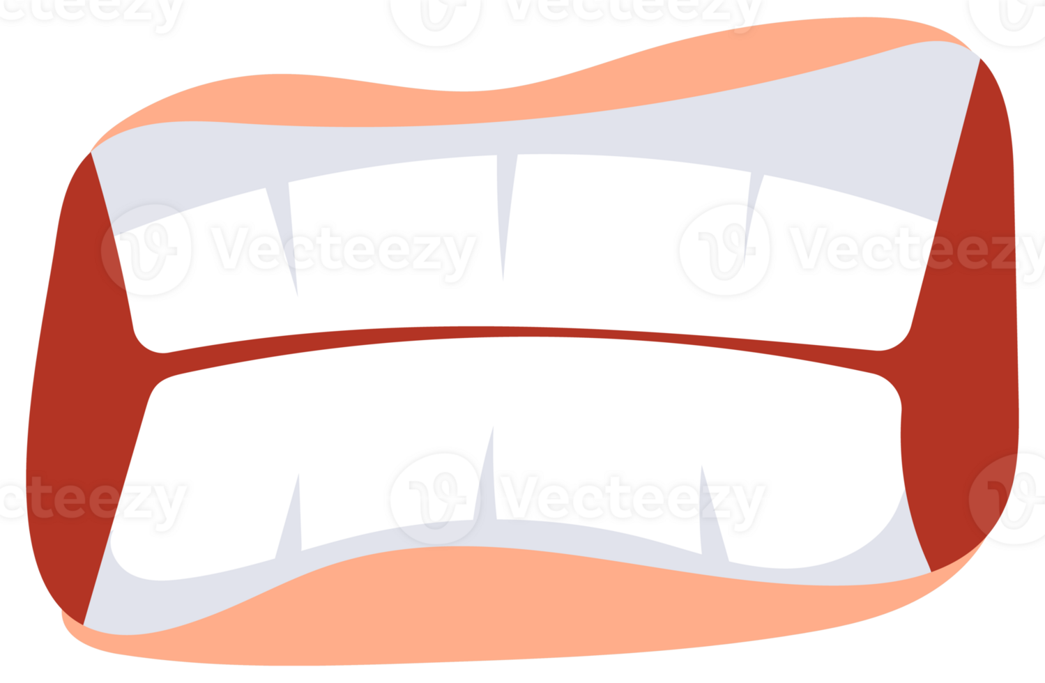 Funny mouths set. Talking mouth and lips. Smile with teeth, angry and laugh png