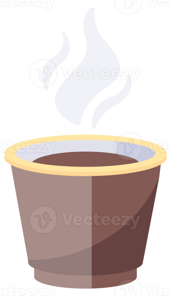 Paper coffee cups. Takeaway cappuccino, latte and espresso. Cups Mock Up. Ceramic And Paper png