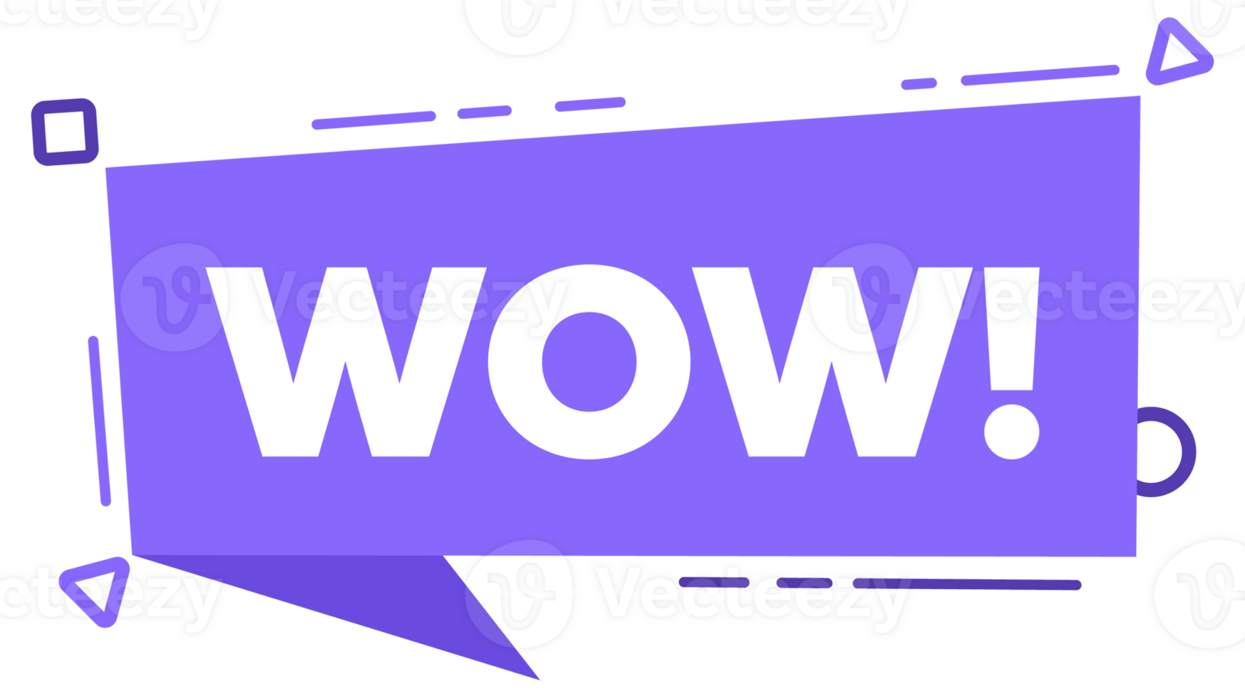 Wow label. Wow badge. stock illustration png