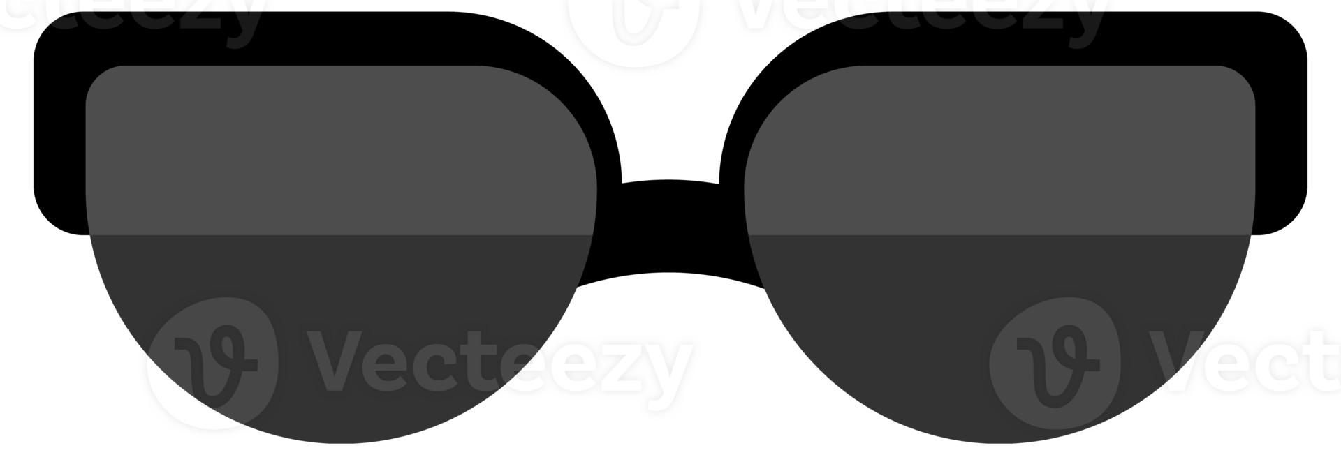 Fashion sunglasses accessory. Trendy plastic frame shades. Fashion Glasses png