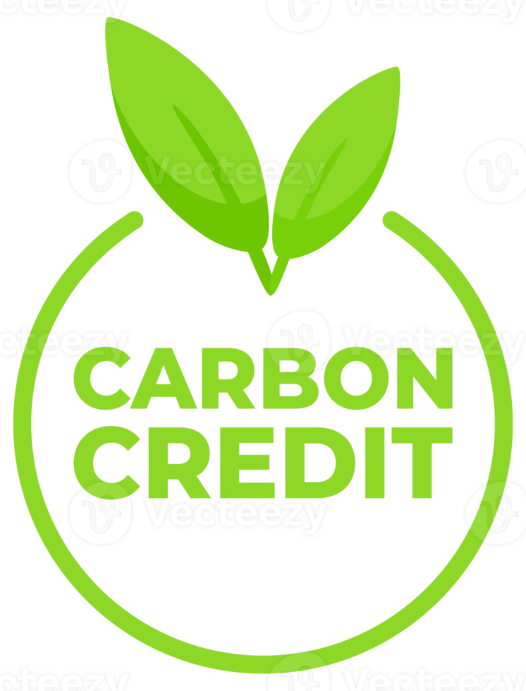 Environmentally conscious labels in green with Carbon Neutral text and a leaf symbol, for products supporting sustainable practices. png