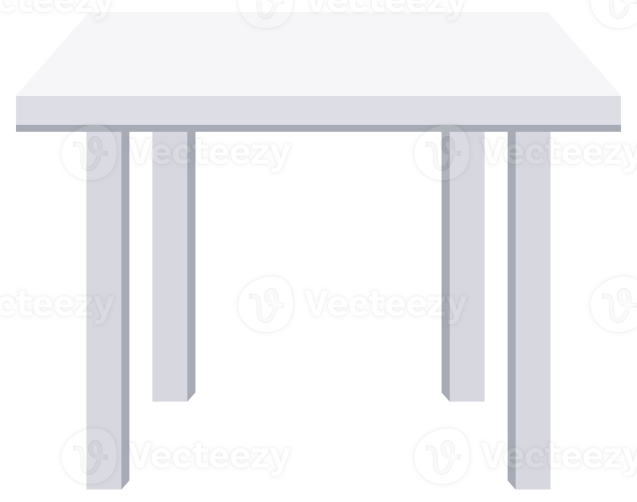 White Table, Platform, Stand. illustration png