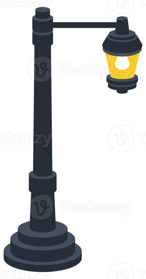 lighting fixtures for outdoor urban, Street lighting. illustration png