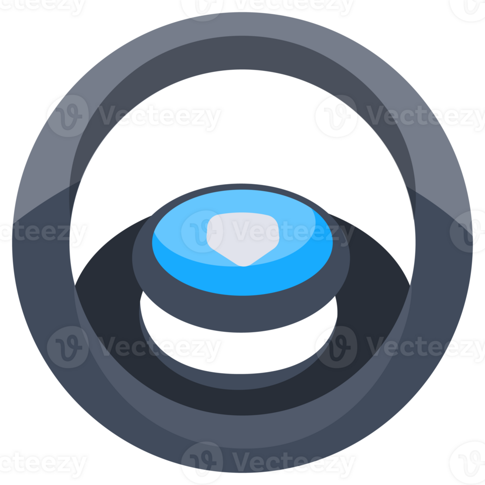 Set of six steering wheels showing different styles and designs for drivers of all types, from racing cars to everyday vehicles. png