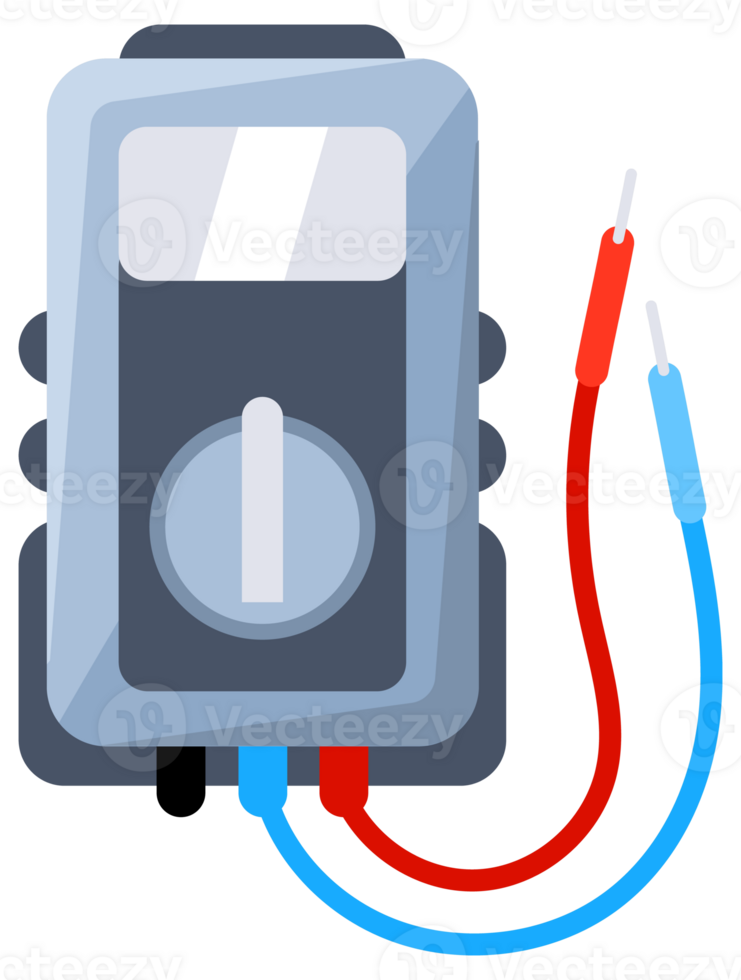Multimeter electrical or electronics. Electrical measuring instrument. Measuring voltage, current. png
