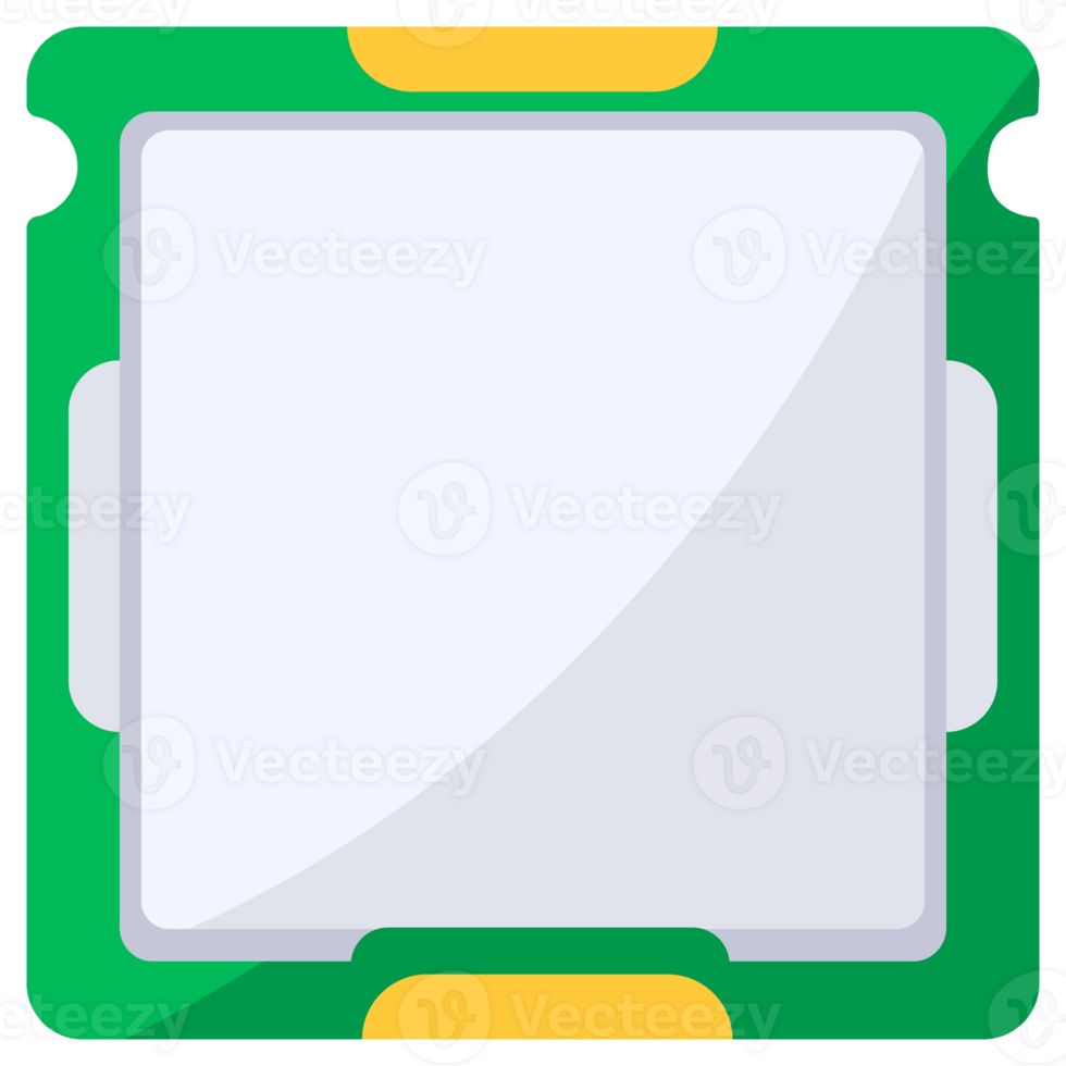 essenziale computer hardware componenti posa su un' bianca sfondo Compreso processore, GPU, montone e difficile guidare png