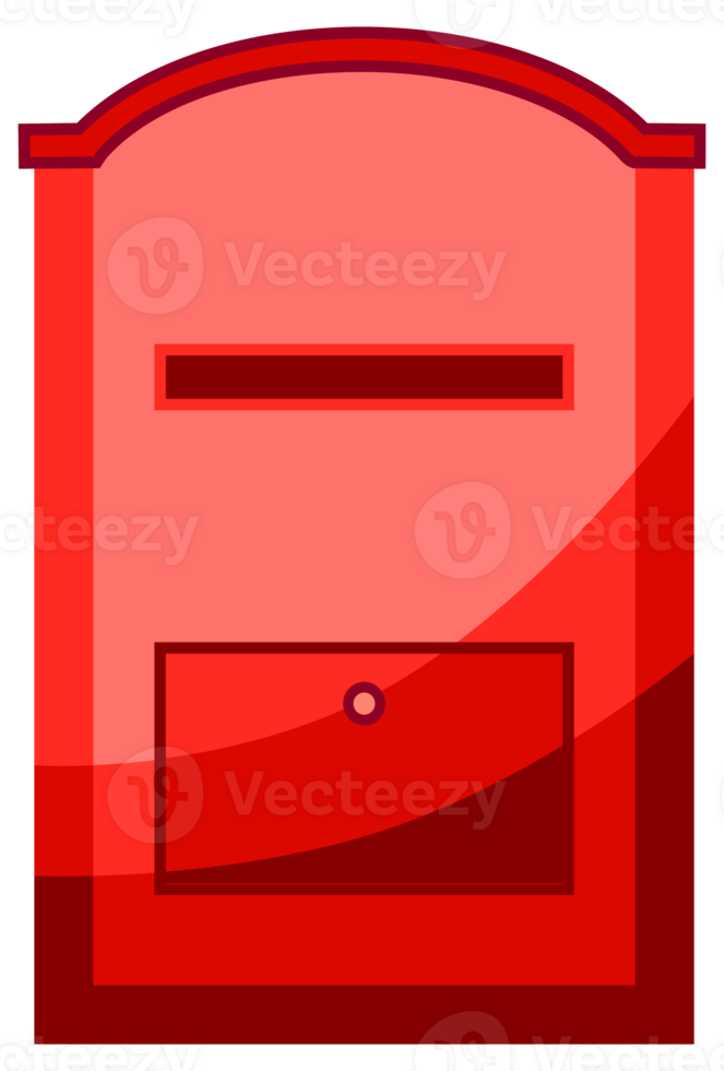 Post mail boxes set. Letter boxes for communication, mailing. Mail newsletter package delivery png