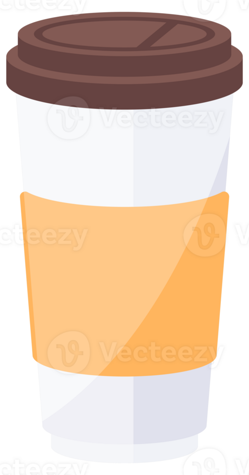Paper coffee cups. Takeaway cappuccino, latte and espresso. Cups Mock Up. Ceramic And Paper png
