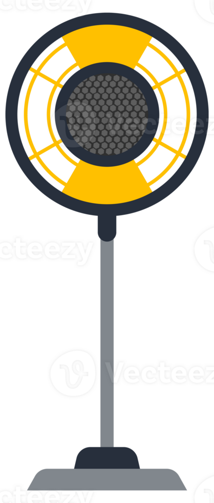 Assortment of different microphone types in a flat design style, suitable for audio equipment representation. png