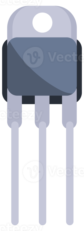 Neatly arranged electronic components on white background showcase intricate technology and circuitry, from resistors to transistors png