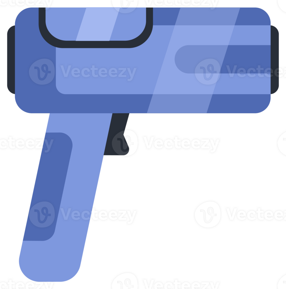 Collection of modern electronic devices scanning barcodes using laser beams in a simple flat illustration style. png