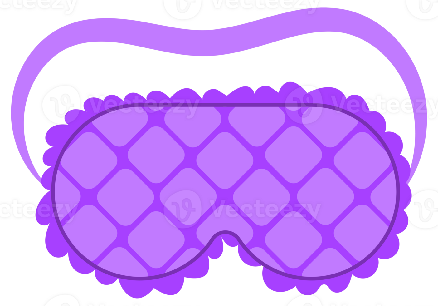 Different colorful sleep masks with cute design for sleeping well and having good dreams png