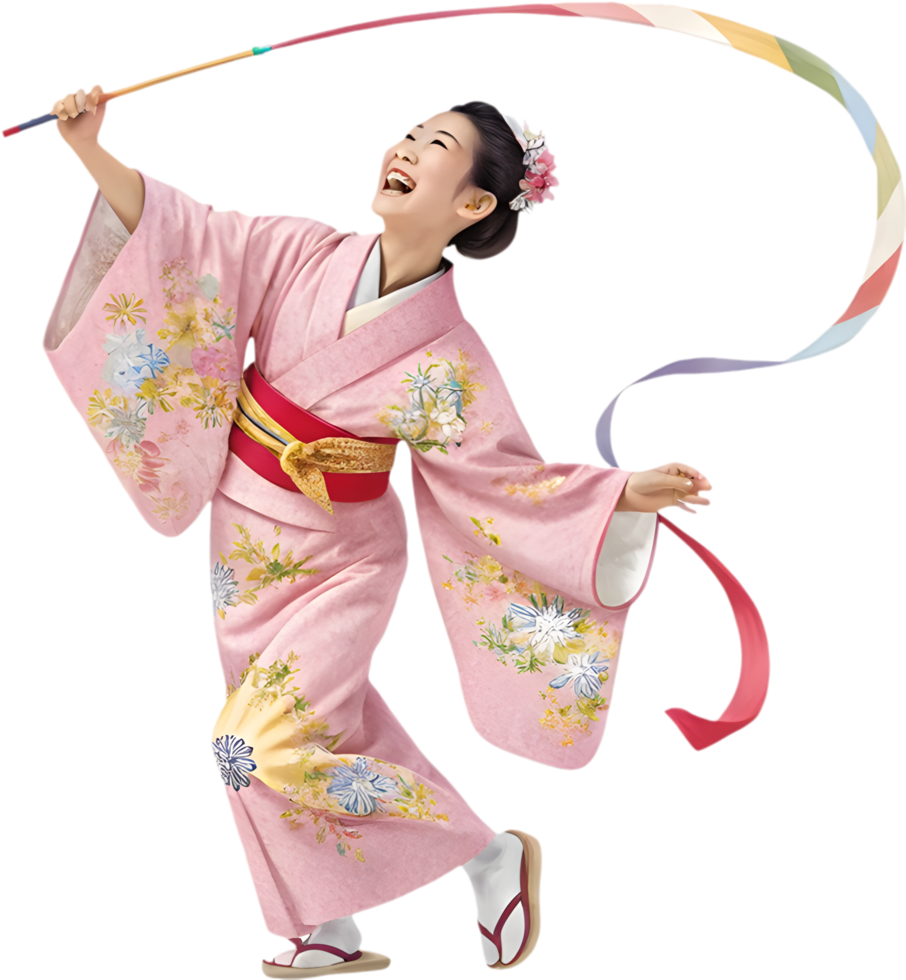 Cheerful Cartoon Characters at Springs Vibrant Cherry Blossom Festival. . png