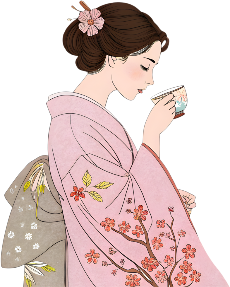 Lovely Spring Cartoon Clipart Featuring Cherry Blossom Festival Fun. . png