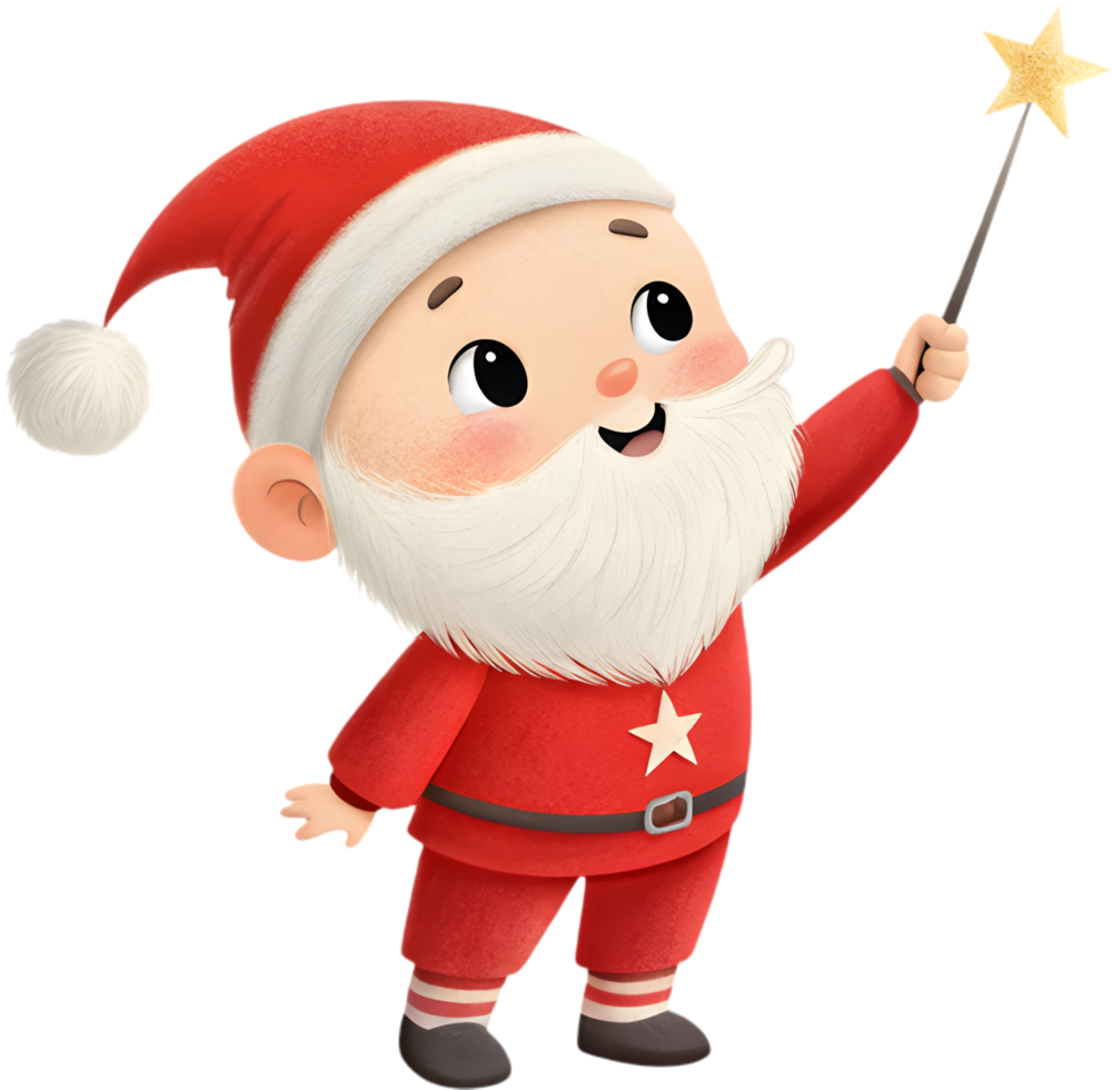 Festive Baby Santa Clipart for Seasonal Crafting Ideas. . png