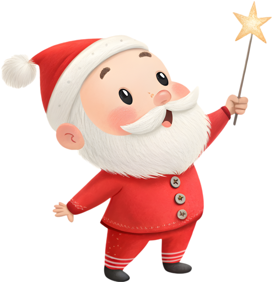 Festive Baby Santa Clipart for Your Holiday Celebrations. . png