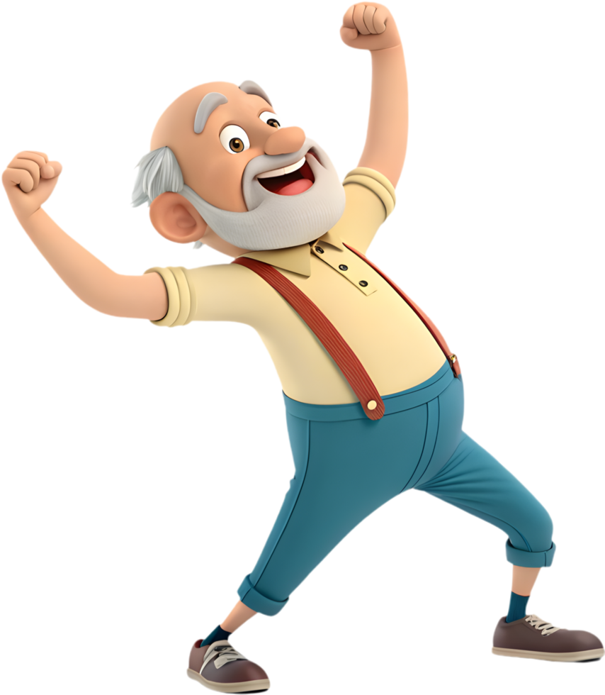Festive Labor Day Clipart Featuring Proud Male Worker. . png