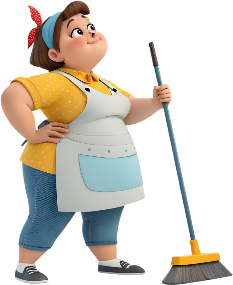 Labor Day Clipart Featuring Confident Female Worker in Pride. . png