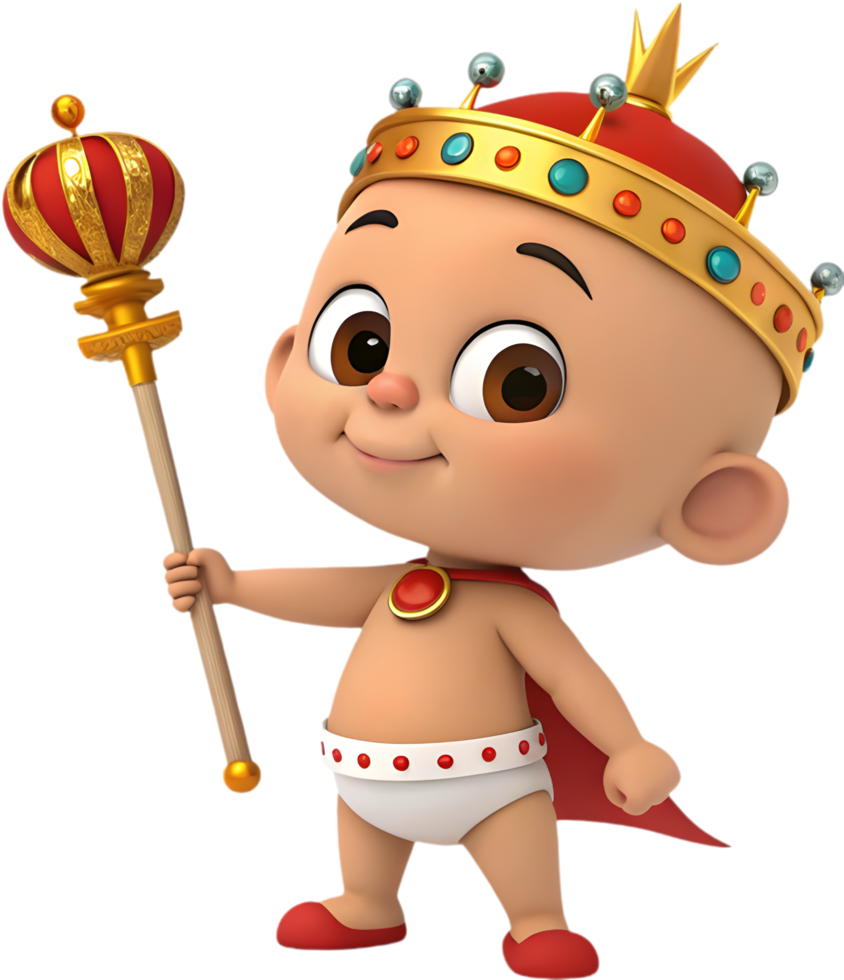 fofa bebê rei momo dentro rio carnaval parada. . png