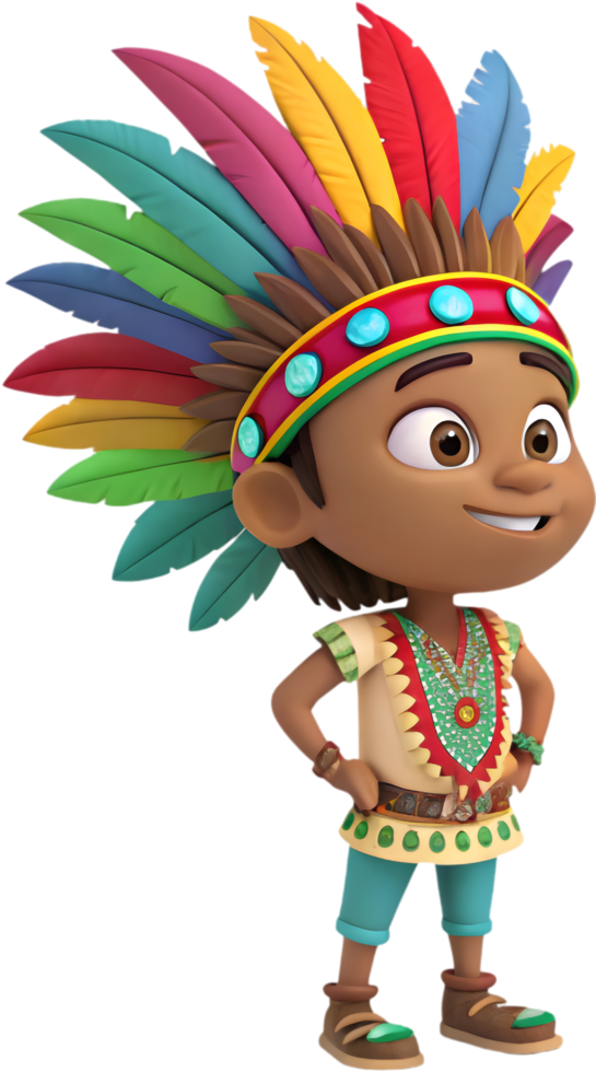 Beautifully Dressed Malandro Celebrating Rio Carnival Clipart. . png