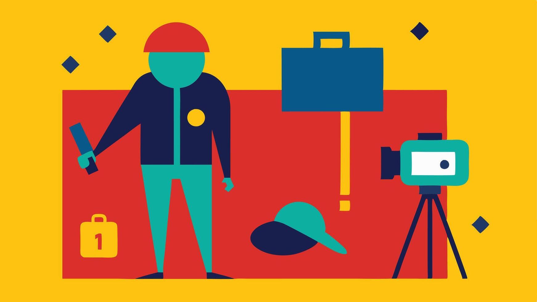 These descriptions offer a broad view of the activities involved in forensic photography at a crime scene while maintaining simplicity for illustrations.. vector