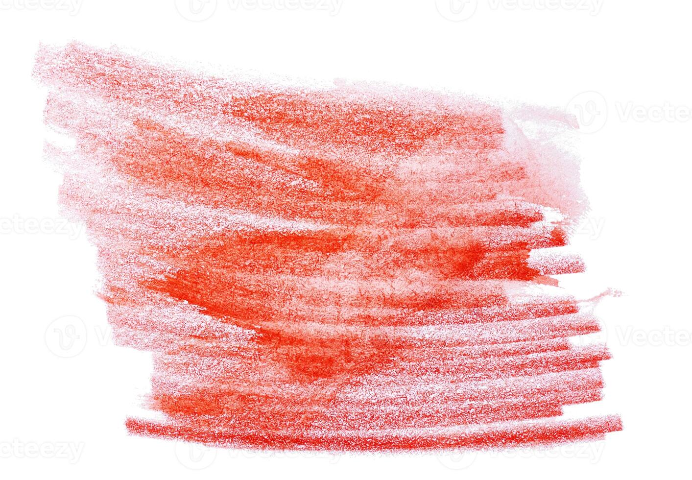 Red pencil shading on a white background photo