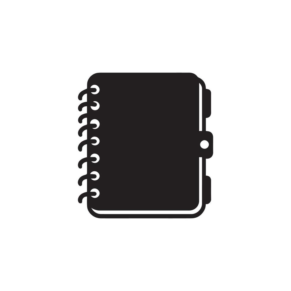 Book icon isolated on white background vector
