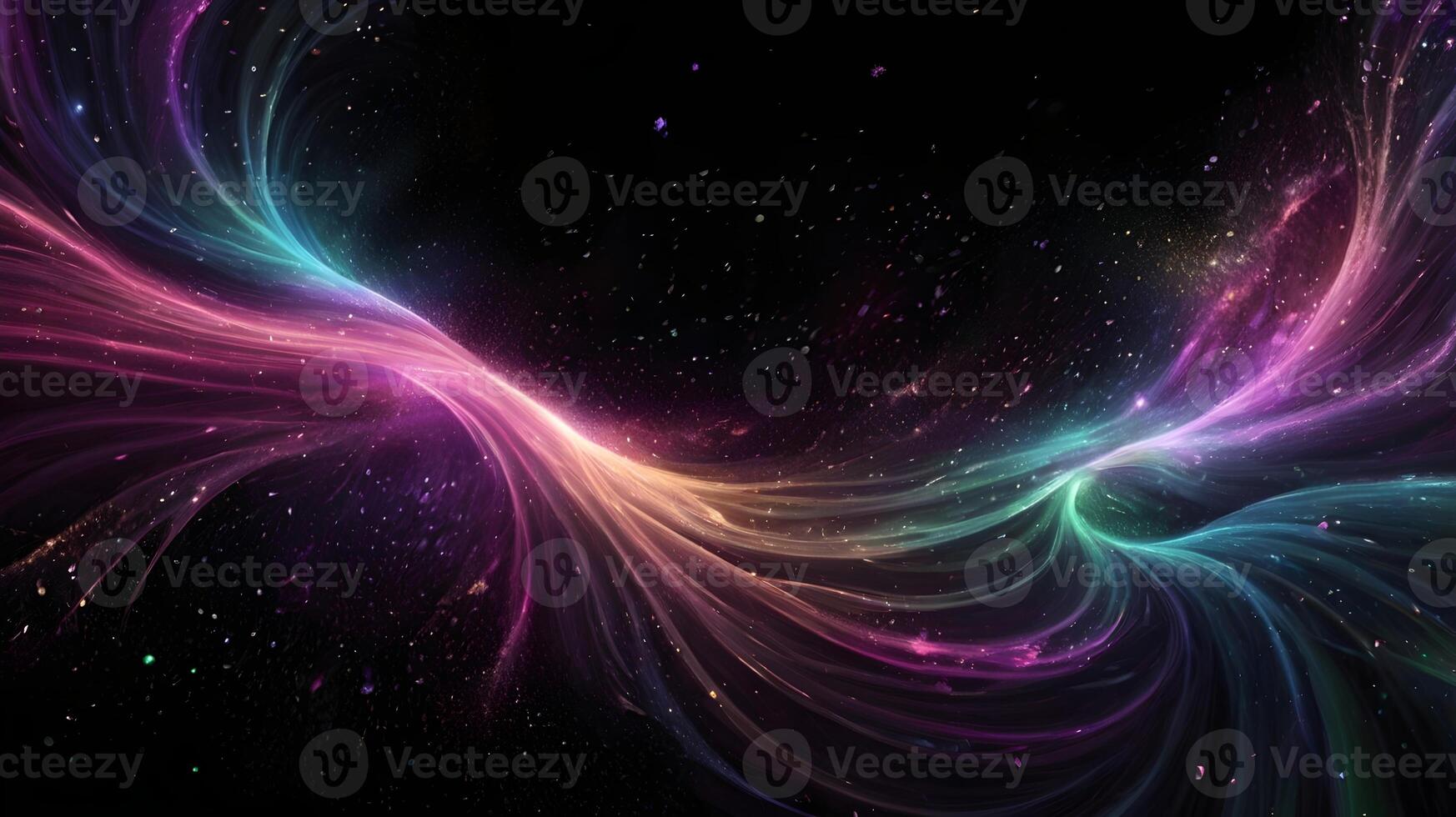 A cosmic dreamscape with swirling nebulae, AI-Generateds photo