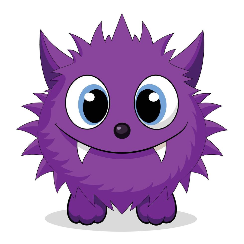Monster character mascot illustration vector