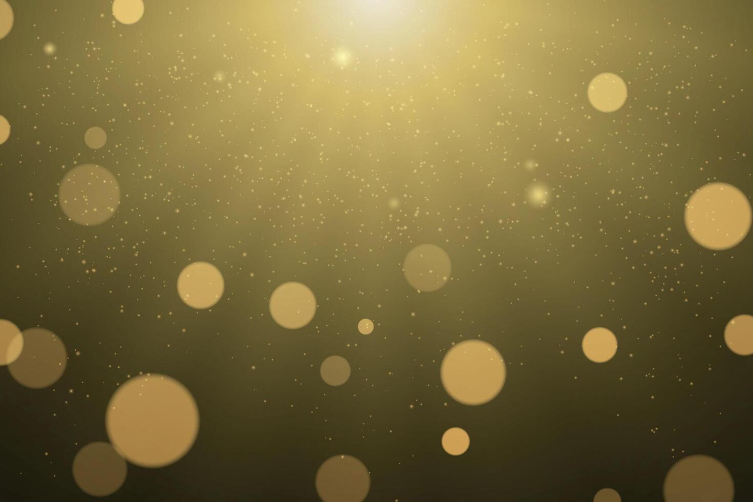 Golden Bokeh Background with Radiant Light Beams vector