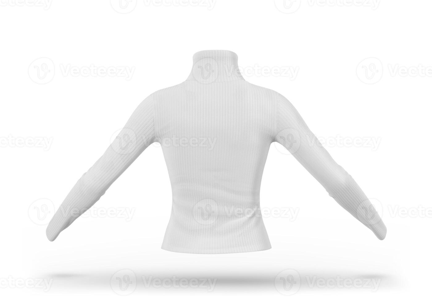 Women's Pullover Mockup for Elegant and Professional Apparel Presentation - Back View photo