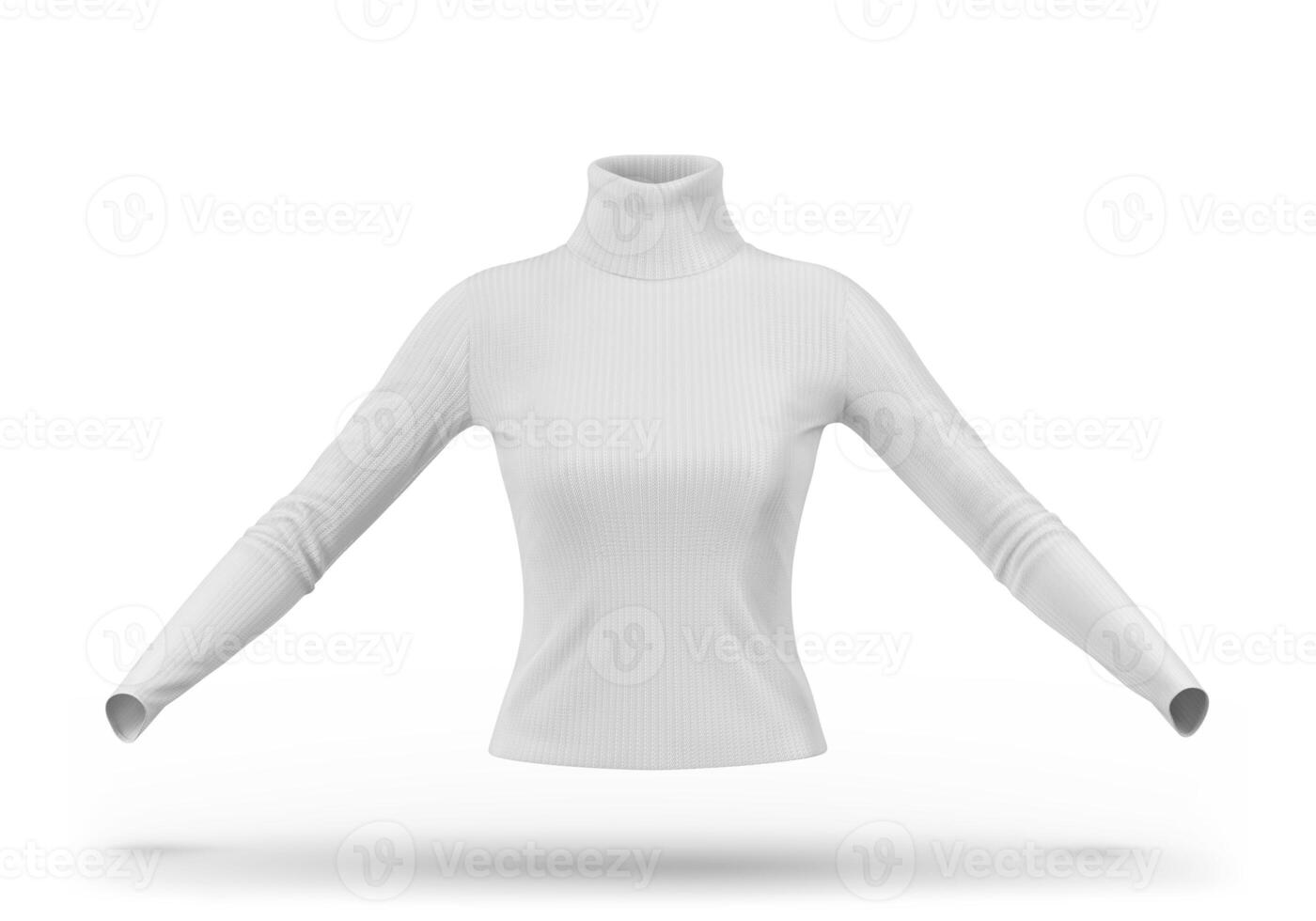 Women's Pullover Mockup for Elegant and Professional Apparel Presentation - Front View photo