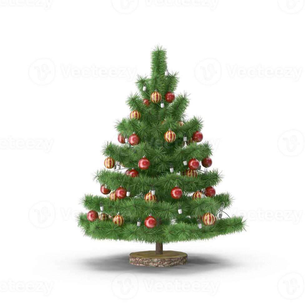 3D Christmas tree photo