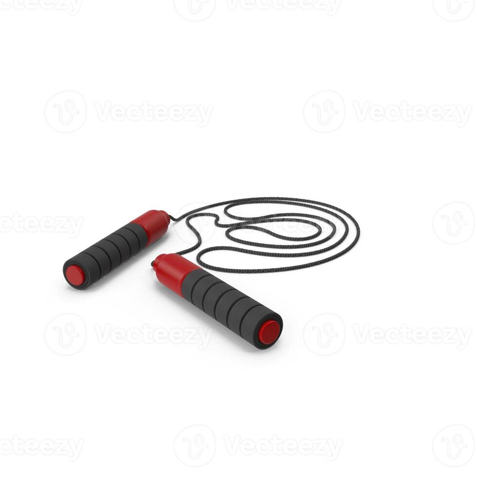 a 3D pair of jump ropes on a white surface photo