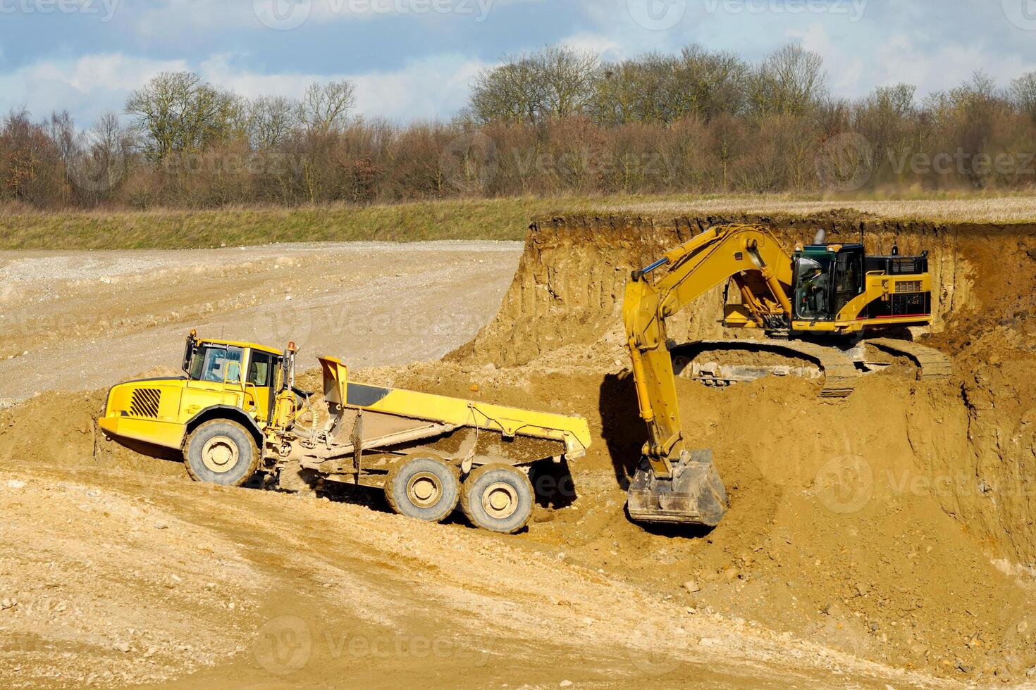Mining Equipment is working photo