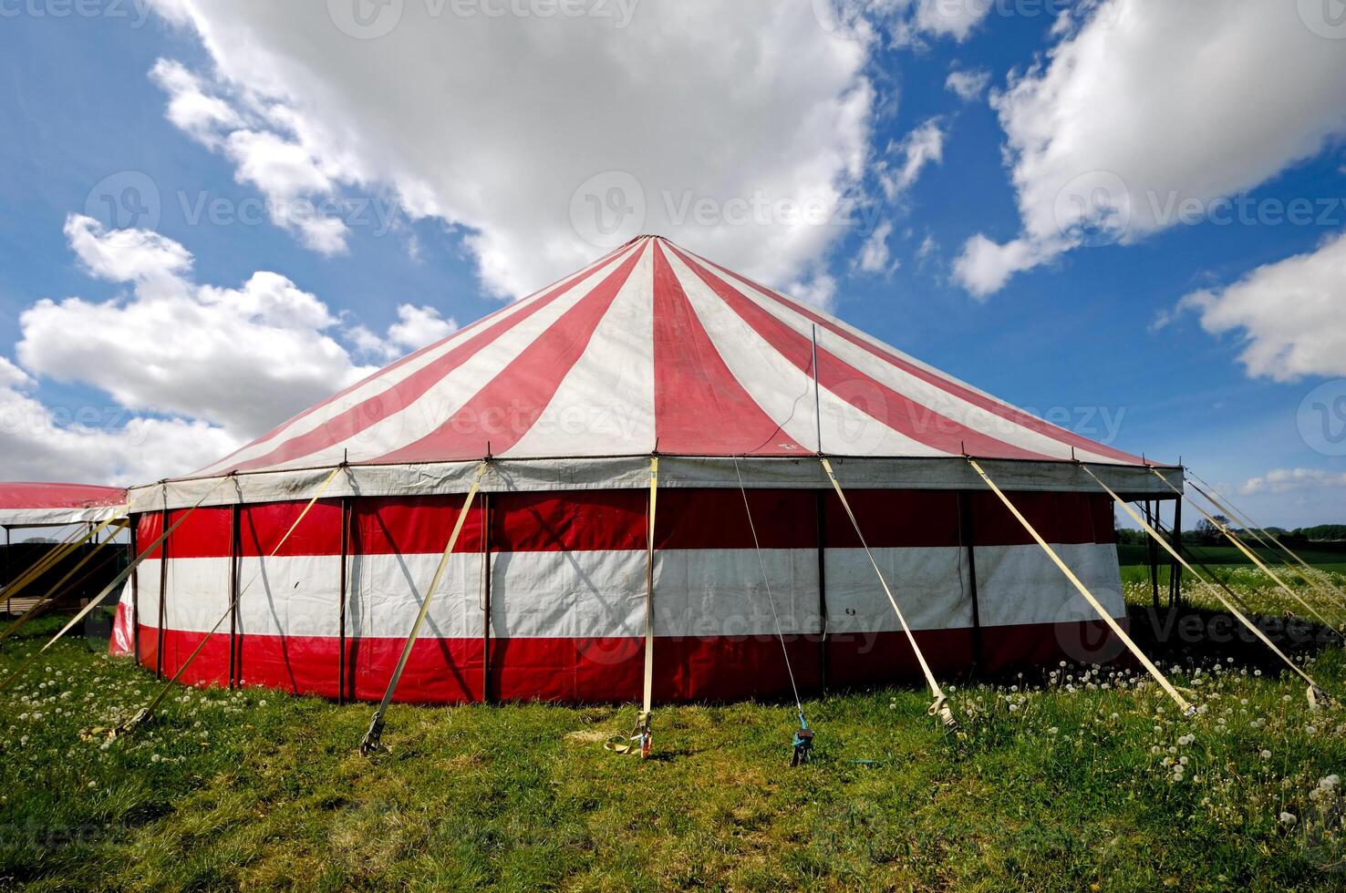 Circus tent in nature photo