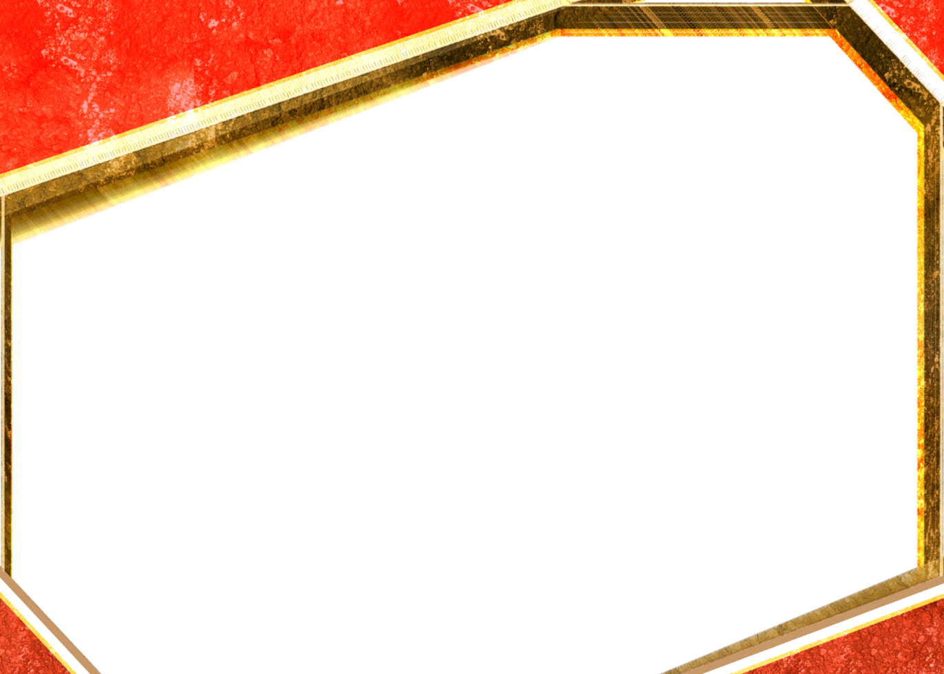 Red gold wavy shapes abstract wave png